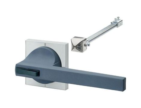 Napęd drzwiowy czarny z wałkiem 12x12x300mm 8UC7314-6BD44