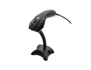 Qoltec Automatyczny skaner czytnik kodów kreskowych 1D EAN USB + podstawka