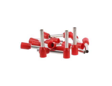 Końcówka tulejkowa izolowana czerwona HI 1,5/10 ERHL E08KH-02010104202 /100szt./