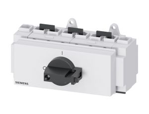 Rozłącznik główny DC 2P 32A DC21A przy 800V montaż modułowy pokrętło czarne piórkowe 3LD2230-8VQ11-0AF6