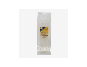 Opaska kablowa 250x4,8 biała COBRA 9270 /100szt./