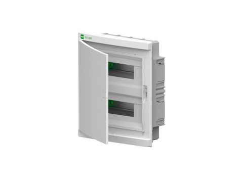 Rozdzielnica modułowa Elegant 2x12 podtynkowa IP40 PE+N drzwi białe 2435-00