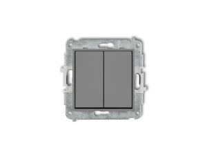 MINI Przycisk świecznikowy szary mat 27MWP-44.1
