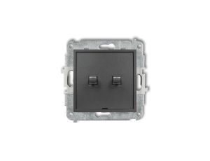 MINI Przycisk świecznikowy w stylu amerykańskim grafitowy 11MWPUS-44.1