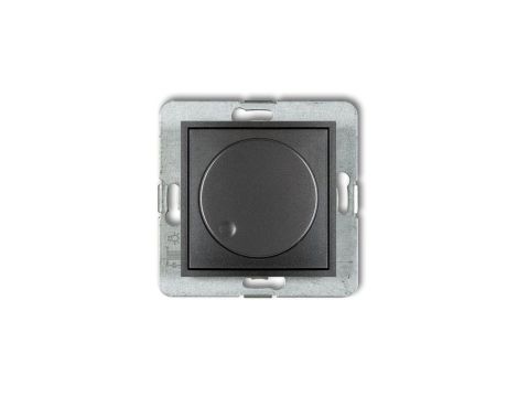 MINI Ściemniacz elektroniczny przyciskowo-obrotowy grafitowy 11MRO-1