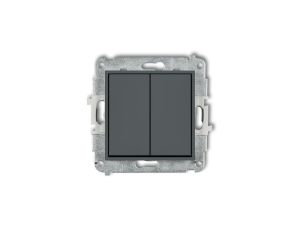 MINI Przycisk świecznikowy grafitowy mat 28MWP-44.1