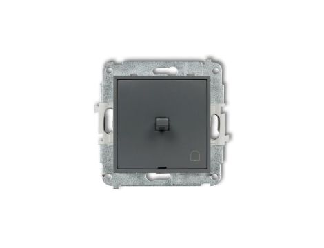 MINI Przycisk /dzwonek/ w stylu amerykańskim grafitowy mat 28MWPUS-4