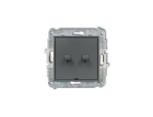 MINI Przycisk świecznikowy w stylu amerykańskim grafitowy mat 28MWPUS-44.1