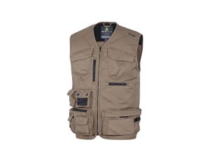 Kamizelka Robocza mach5 Spring z poliestru i bawełny kolor beżowy rozmiar XXL M5SGiBEXX