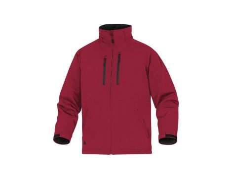 Kurtka wodoodporno-oddychająca z poliestru i elastanu kolor czerwony rozmiar 3XL MiLT2RO3X