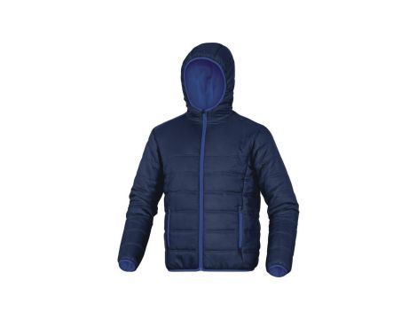 Kurtka puchowa pikowana z poliamidu kolor granatowo-niebieski rozmiar XL DOONBMXG