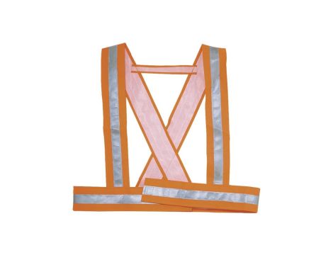 Szelki ostrzegawcze kolor pomarańczowy M BAUC2ORTM