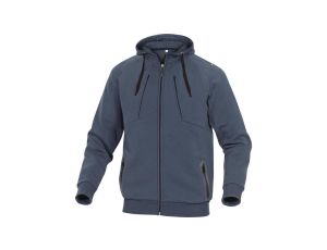 Bluza z molton poliestru/bawełna kolor granatowy rozmiar M ANziOBMTM