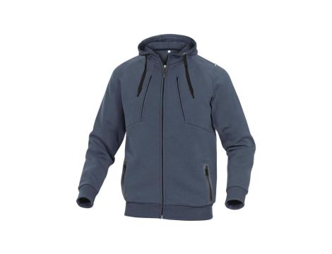 Bluza z molton poliestru/bawełna kolor granatowy rozmiar 3XL ANziOBM3X