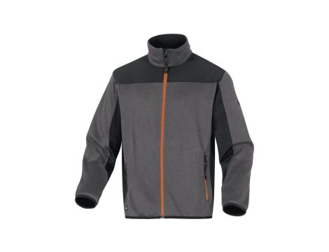 Bluza z poliestru kolor szaro-pomarańczowy rozmiar XL BEAVEGOXG