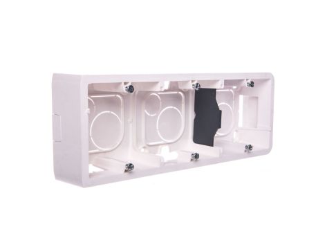 MOSAIC Puszka natynkowa pojedyncza pionowa /6modułów/ biała 080283