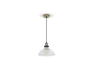 Lampa Wisząca VT-7210 E27 Szkło Przezroczysty 3730