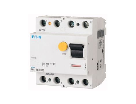 Wyłącznik różnicowoprądowy 4P 25A 0,5A typ A PF6-25/4/05-A 165763