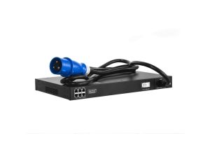 Listwa zarządzalna 19 cali wtyk zasilający IEC 60309 32A 250V gniazda 8xC13 32A DN-NP-H-4-8C13