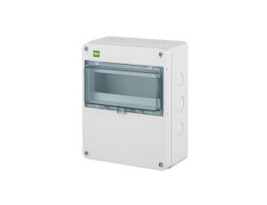 Rozdzielnica hermetyczna HERMETICA RN 1x10 400V AC 1000V DC PE+N dymny IP65 2205-01