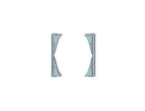 MINI Ramka pośrednia do gniazd podwójnych lazurowy 48MRP-2