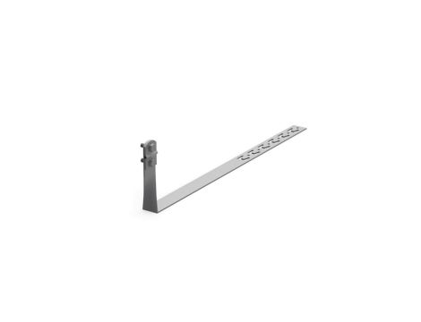 Uchwyt pod dachówkę L-415mm H-100mm ocynk skręcony skręcany z zaczepami 11.3.1/Z/S OG /91103402/