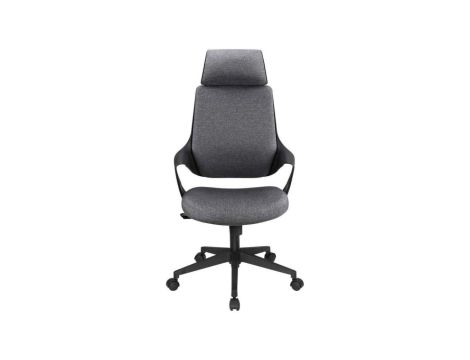 Obrotowy Fotel Biurowy z Wysokim Oparciem i Zagłówkiem ICA-CT MC017