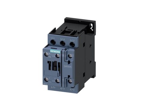 power contactor, AC-3 17 A, 7.5 kW / 400 V 1 NO + 1 NC, 24 V AC, 50 / 60 Hz, 3-pole, Size S0, screw terminal