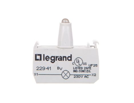 OSMOZ Korpus do główek podświetlanych czerwonych 230V, zaciski śrubowe 022941