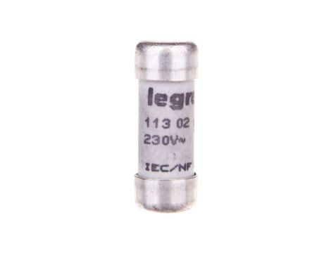 Wkładka bezpiecznikowa cylindryczna 8,5x23mm 2A 250V 011302 /10szt./