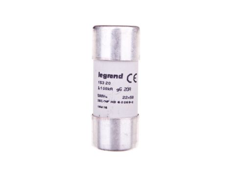 Wkładka bezpiecznikowa cylindryczna 22x58mm 20A gL 500V HPC 015320 /10szt./