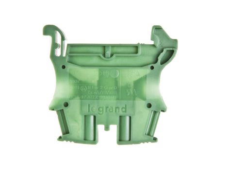 Złączka szynowa 2-przewodowa 4mm2 zielona VIKING 037177 /50szt./