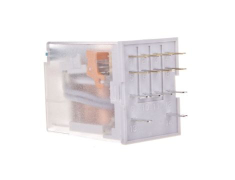Przekaźnik przemysłowy 4P 6A 24V DC AgNi/Au R4N-2314-23-1024-WT