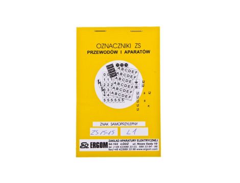 Znaki samoprzylepne ZS 15x15/L1 E04ZP-02030108400