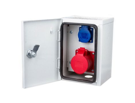 Rozdzielnica budowlana 16A/5P + 1X 2P+Z 230V 500V IP54 RB-1