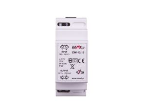 Zasilacz impulsowy 190-260VAC/12VDC 15W 1,2A ZIM-12/12 EXT10000159