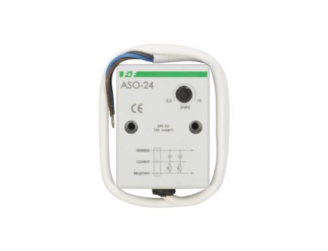 Automat schodowy tablicowy 10A 0,5-10min 24V AC ASO-24