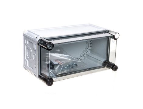 Obudowa Mi z zawiasami, IP 65, wlk.1 - 165x300x170, pokrywa przezroczysta Mi 9100 20001043