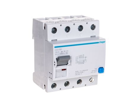 Wyłącznik różnicowoprądowy 4P 125A 0,03A typ AC CDC490