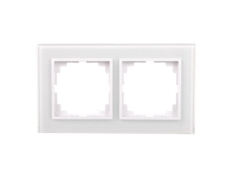 Sentia Ramka podwójna szklana biała 1472-62