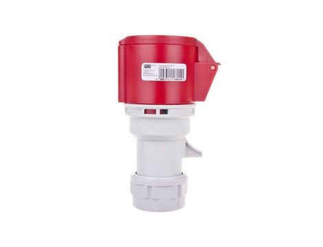 Gniazdo przenośne 32A 3P 400V czerwone IP44 SHARK 223-9