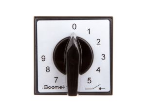 Łącznik krzywkowy 0-1-2-3-4-5-6-7-8-9 16A 1P do wbudowania ŁK16R-5.12102\PO3