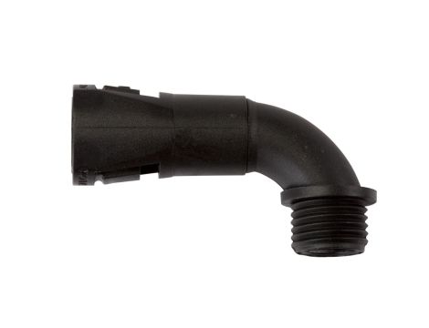 Dławnica poliamidowa kątowa do rur osłonowych PG7 IP66 czarna SFKD 7 E03DK-07070100101 /10szt./