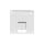 Merten System M Płytka centralna pojedyncza gniazda komputerowego RJ45 biel polarna MTN469819