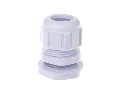 Dławnica kablowa poliamidowa PG21 IP68 jasnoszara 098025