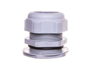 Dławnica kablowa poliamidowa PG48 IP68 jasnoszara 098029