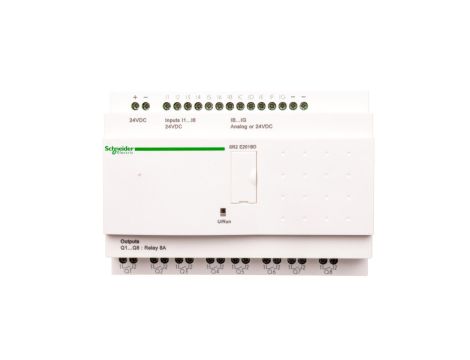 Przekaźnik programowalny kompaktowy 6 wejść/ 8 wyjść 24V DC Zelio Logic SR2E201BD