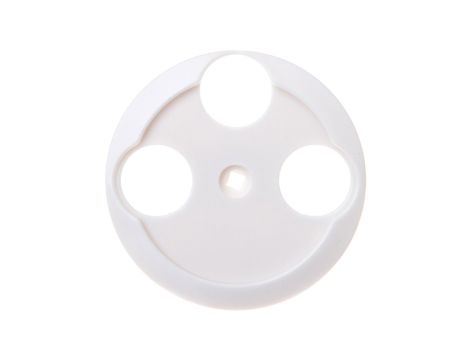 1930 Element centralny do gniazda antenowego 3-wyjściowego biały 106420