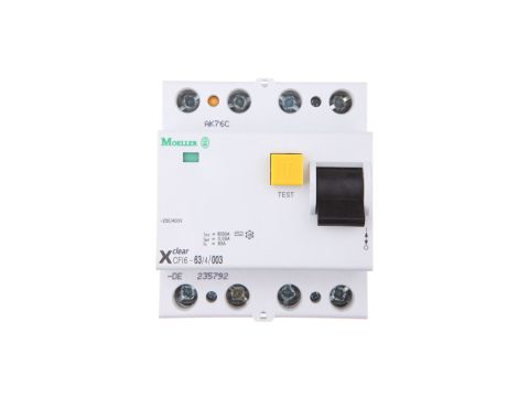 Wyłącznik różnicowoprądowy 4P 63A 0,03A typ AC CFI6 63/4/003 235792