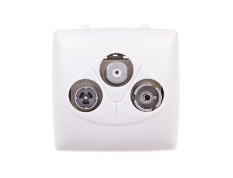 OTEO Gniazdo antenowe RTV/SAT białe 086142